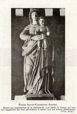 Eglise St Catherine, statue.JPG