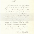 Prestation de serment de M.Francois Toublet, notaire à Honfleur