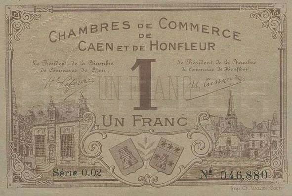 Chambre de Commerce de Caen et Honfleur_1 franc_007.JPG