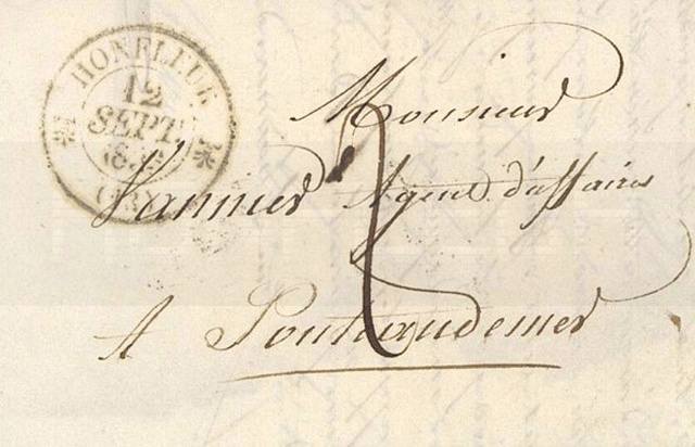 Lettre de Honfleur vers Pont Audemer (12 Septembre 1833).jpg
