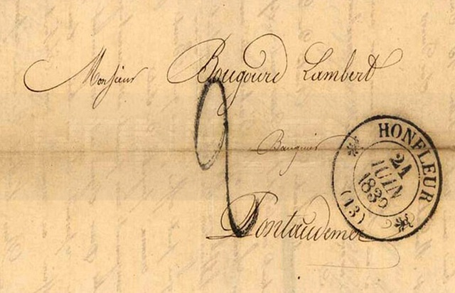 Lettre de Honfleur vers Pont Audemer (21 Juin 1830).jpg