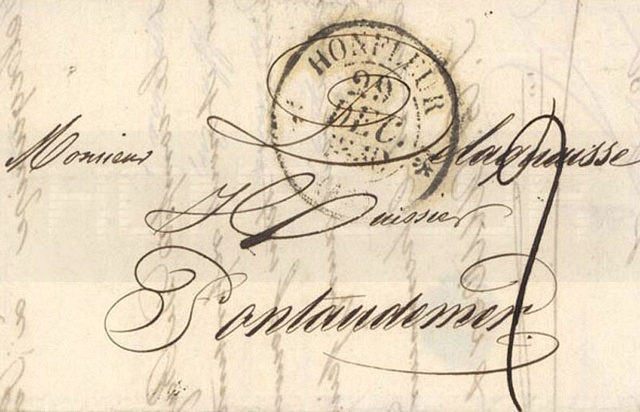 Lettre de Honfleur vers Pont Audemer (29 Décembre 1833).jpg