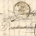 Lettre de Honfleur vers Pont Audemer (29 Décembre 1833)