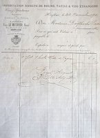 LE METAYER  (Importation directe de rhums, tafias et vins étrangers  1894)