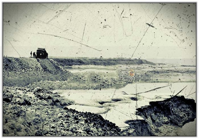 Nov 1948 Construction de la digue Est.jpg